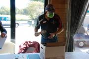 #7 Tom Hadley getting prizes lined up